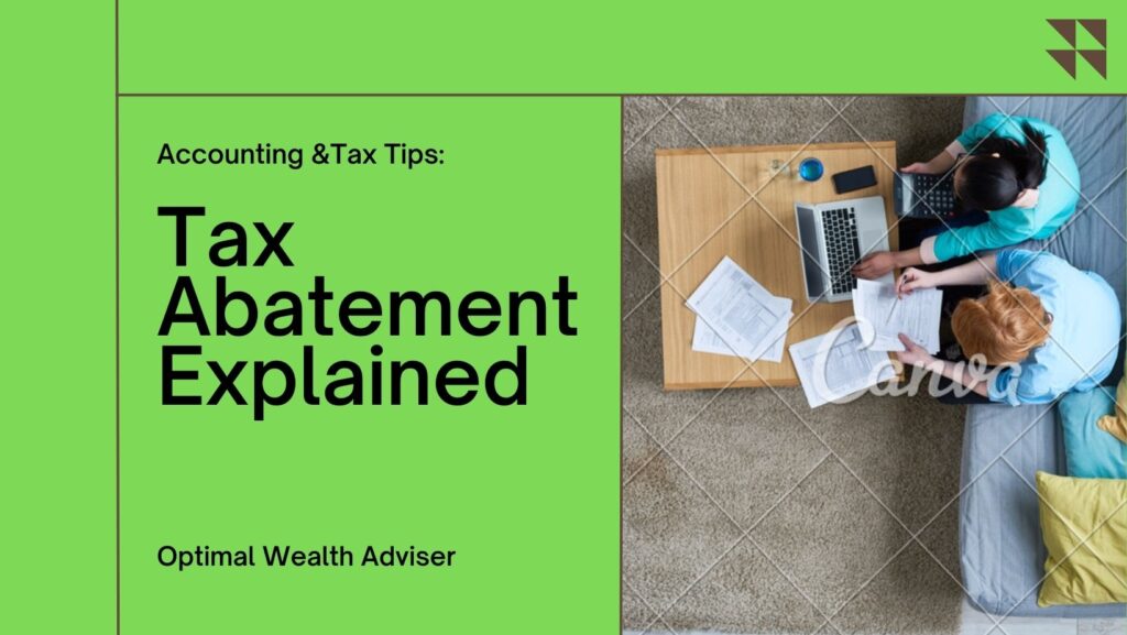 Tax Abatement meaning